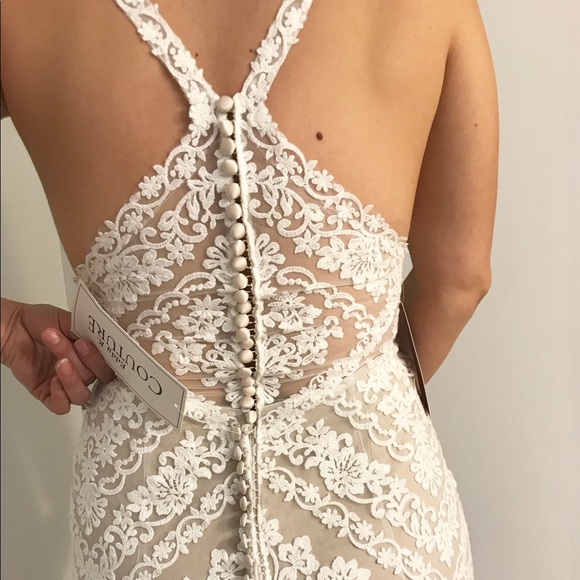 BHLDN Wedding Dress Size 10 - Picture 6 of 7